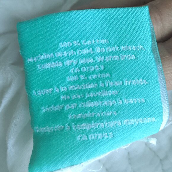 The Global Collection Quilted Floral Pillow Shams Scalloped Trim White Beige - Picture 5 of 8